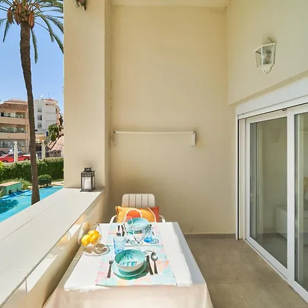 Benalbeach Bright And Quiet Terrace With Garden And Sea Views * Benalmadena