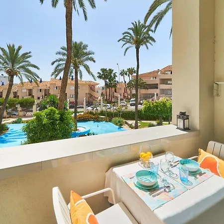 Benalbeach Bright And Quiet Terrace With Garden And Sea Views Apartment